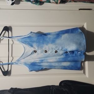 Large Blue Tank top